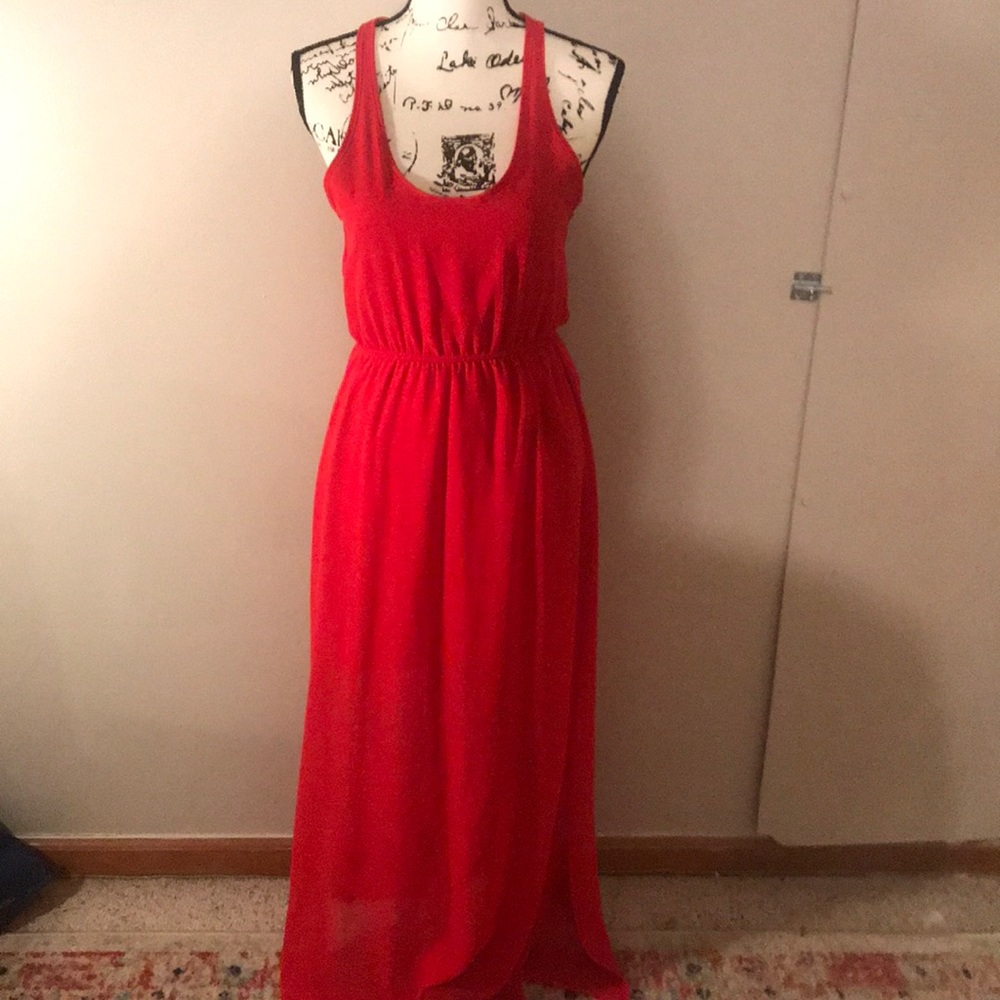 Size small red maxi dress from Nordstrom